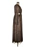 Boden Metallic Brown Cocktail Dress Size 14 - photo 4