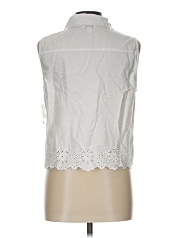 CeCe Sleeveless Button-Down Shirt (view 2)