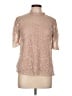 Adiva Tan Short Sleeve Blouse Size L - photo 1