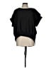CQ by CQ 100% Polyester Black Short Sleeve Top Size L - photo 1
