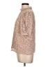 Adiva Tan Short Sleeve Blouse Size L - photo 5