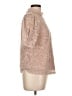 Adiva Tan Short Sleeve Blouse Size L - photo 4