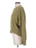 Quince 100% Cotton Solid Green Pullover Sweater Size S - photo 5