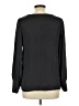 Naked Zebra 100% Polyester Black Long Sleeve Blouse Size L - photo 2