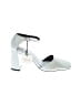 Zara Color Block Silver Heels Size EU 37 - photo 1