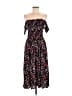 Lulus 100% Rayon Floral Black Casual Dress Size L - photo 1