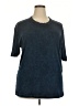 Assorted Brands Blue Short Sleeve Top Size XXL - photo 1
