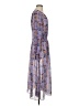 Assorted Brands Print Purple Casual Dress Size S - photo 4