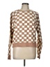 Marine Layer Checkered-gingham Brown Pullover Sweater Size L - photo 1