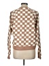 Marine Layer Checkered-gingham Brown Pullover Sweater Size L - photo 2