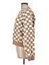 Marine Layer Checkered-gingham Brown Pullover Sweater Size L - photo 5