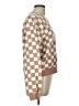 Marine Layer Checkered-gingham Brown Pullover Sweater Size L - photo 4