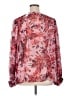 Express Floral Pink Long Sleeve Blouse Size XL - photo 2