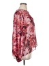 Express Floral Pink Long Sleeve Blouse Size XL - photo 4