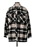 Forever 21 Plaid Gray Coat Size S - photo 1