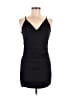 Tiger Mist Solid Black Cocktail Dress Size L - photo 1