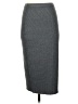 St. John 100% Wool Solid Gray Wool Skirt Size S - photo 1