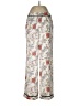 Ann Taylor Floral Multi Color Ivory Casual Pants Size 6 - photo 1