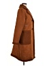 Apparis 100% Polyester Brown Coat Size M - photo 4