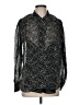 Rag & Bone Silver Long Sleeve Silk Top Size M - photo 1
