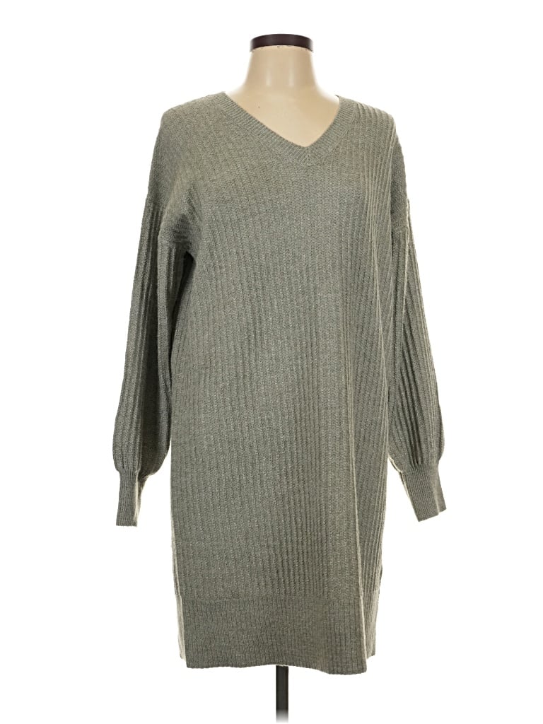 Pre-owned Nine West Casual Dress In Gray