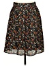 J.Crew Mercantile 100% Polyester Floral Black Casual Skirt Size 2 - photo 1