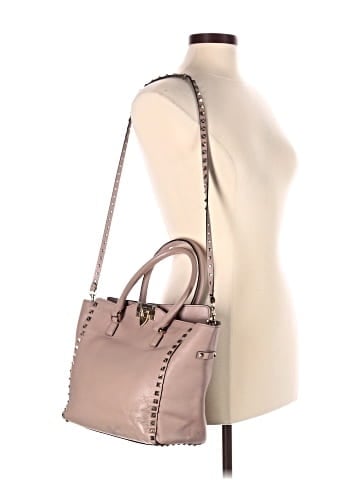 Valentino Garavani Leather Rockstud Tote (view 2)