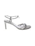 Stephane Kelian 100% Leather Metallic Silver Sandals Size 4 1/2 - photo 1