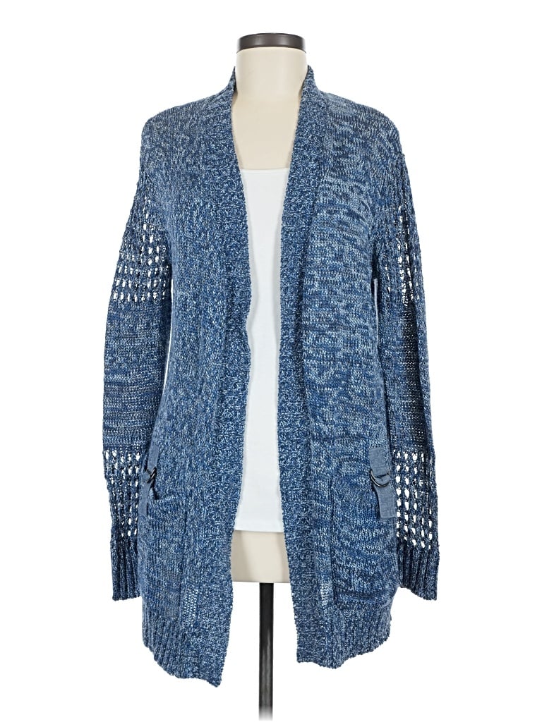Pre-owned White + Warren Cardigan Sweater In Blue