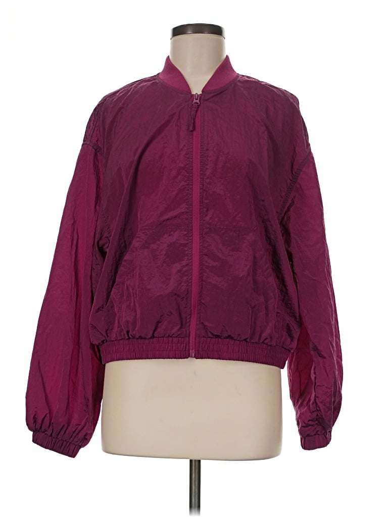 Pre-owned Active By Old Navy Windbreaker Jacket In Purple