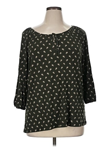 Garnet Hill 3/4 Sleeve T-Shirt (view 1)