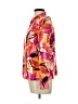 Peck & Peck 100% Cotton Print Orange Jacket Size L - photo 5