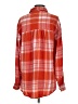 Pilcro Plaid Orange Long Sleeve Button-Down Shirt Size S - photo 2