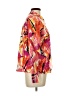 Peck & Peck 100% Cotton Print Orange Jacket Size L - photo 4