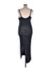 ASOS Design Stripes Black Casual Dress Size Lg Maternity - photo 2
