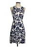 BCBGMAXAZRIA Floral Blue Cocktail Dress Size XS - photo 1