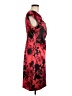 Connected Apparel Graphic Red Cocktail Dress Size 8 - photo 4