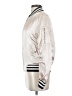 Topshop 100% Polyester Metallic Silver Jacket Size 4 - photo 5