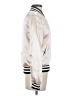 Topshop 100% Polyester Metallic Silver Jacket Size 4 - photo 4
