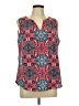 Unbranded 100% Polyester Red Sleeveless Blouse Size L - photo 1