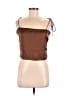 Urban Outfitters 100% Polyester Brown Sleeveless Blouse Size L - photo 1
