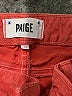 Paige Color Block Red Jeans Size 25 waist - photo 7