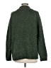 H&M Solid Green Turtleneck Sweater Size M - photo 2