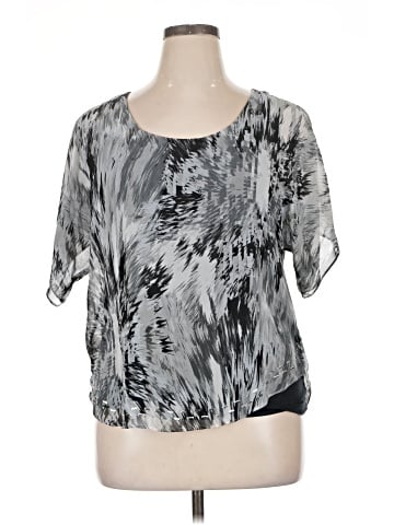 One World Short Sleeve Blouse (view 1)