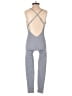 Unbranded Solid Gray Blue Jumpsuit Size S - photo 2