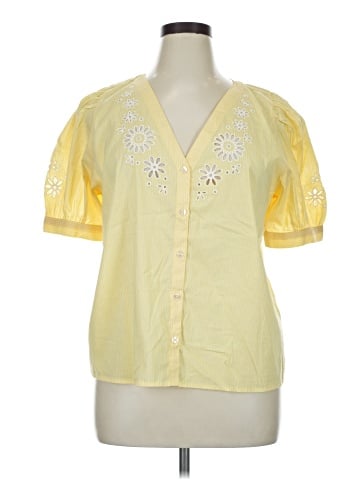 Draper James Short Sleeve Blouse (view 1)