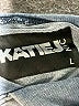 Katie J NYC Blue Pullover Hoodie Size L - photo 7