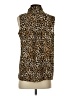 Unbranded 100% Polyester Animal Print Brown Sleeveless Blouse Size S - photo 2
