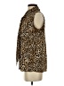 Unbranded 100% Polyester Animal Print Brown Sleeveless Blouse Size S - photo 5