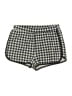 Shein Checkered-gingham Black Shorts Size M - photo 1